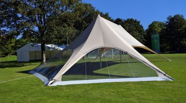 StarDouble geplaatst voor het Belgisch kampioenschap Kubb in Aalst, zij aanzicht.