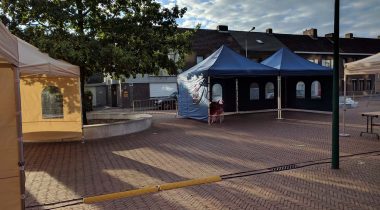 Partytent 4×4 blauw