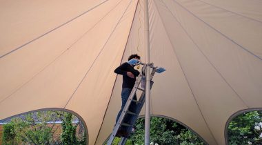 Ophangen mastverlichting