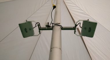 Mastverlichting van dichtbij