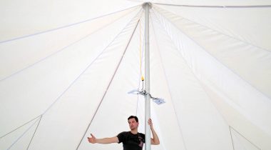 Ophangen mastverlichting